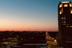 A quick break with Julie Anne and Jim Williams during Hymntime Country Style